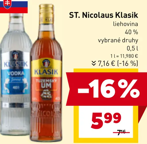 ST. NICOLAUS Klasik Vodka