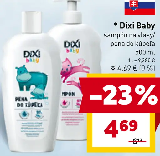 Dixi Baby šampón na vlasy