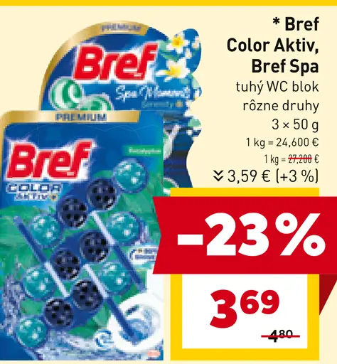 Bref Color Aktiv, Bref Spa