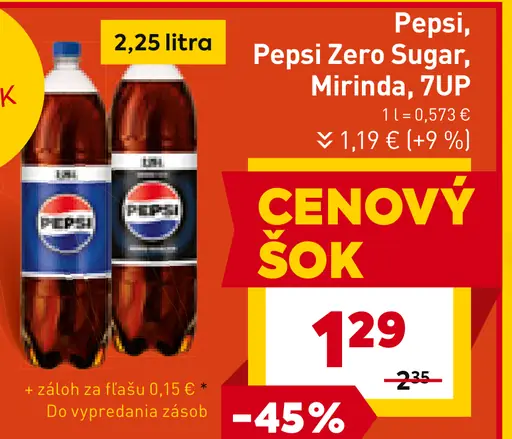 Pepsi, Pepsi Zero Sugar, Mirinda