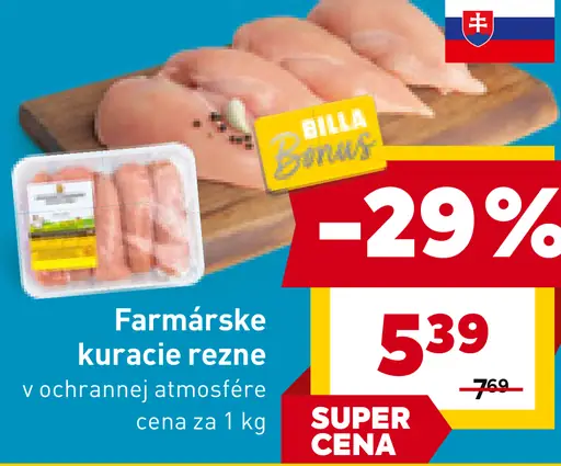 Farmárske kuracie rezne