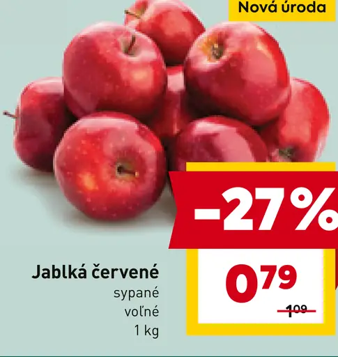 Jablká červené