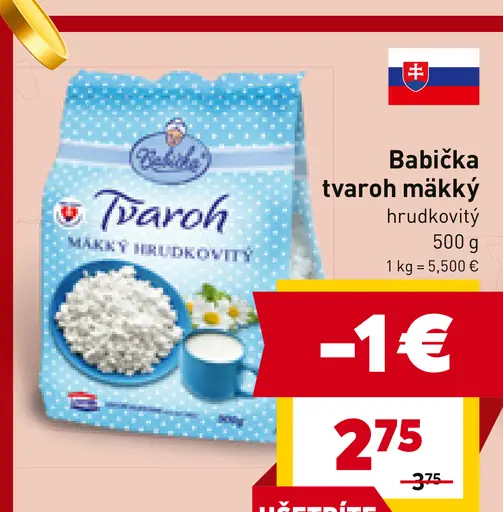 Babička tvaroh mäkký