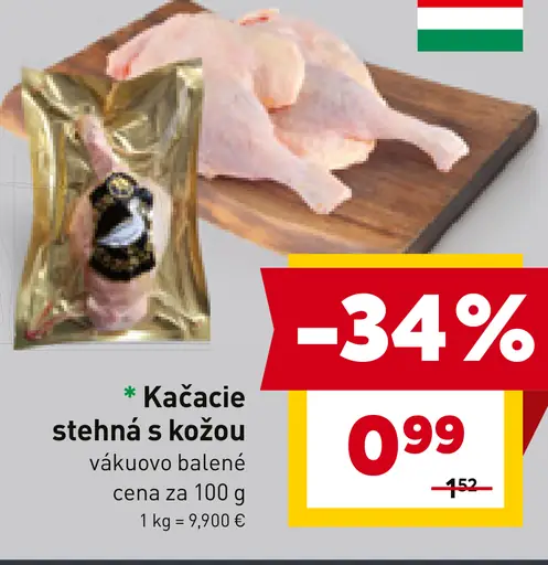 Kačacie stehná s kožou