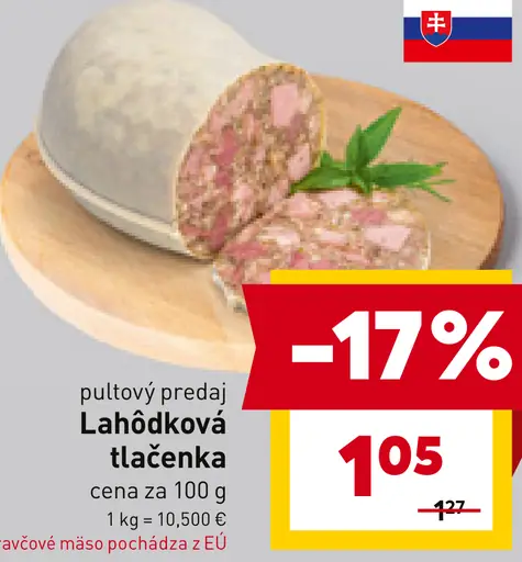 Lahôdková tlačenka