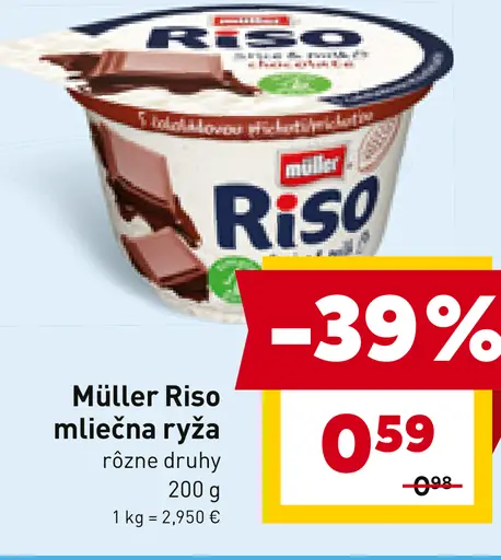 Müller Riso mliečna ryža