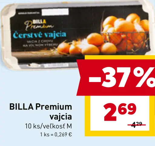 BILL Premium vajcia