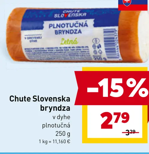 Chute Slovenska bryndza