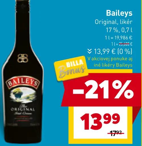 Baileys Original likér