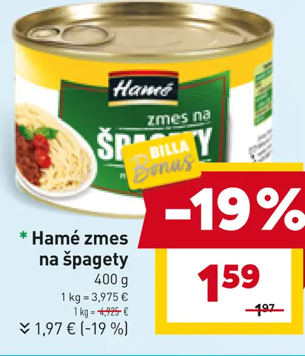 Hamé Zmes na špagety