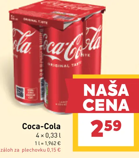 Coca-Cola plechovka