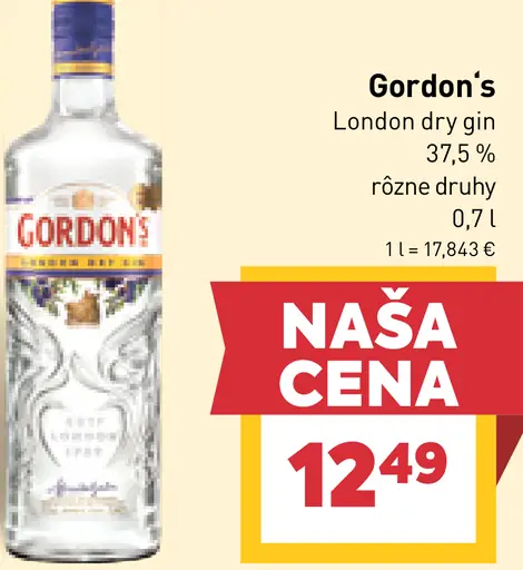 Gordon's London dry gin