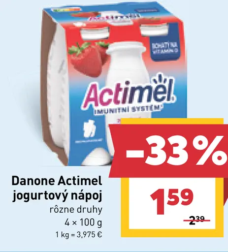 Danone Actimel jogurtový nápoj