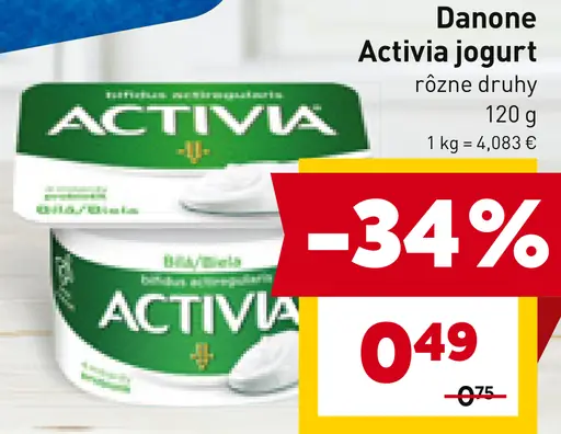 Danone Activia jogurt