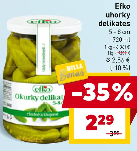 Efko uhorky delikates