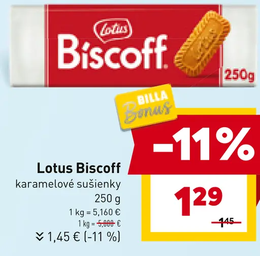 Lotus Biscoff Originálna karamelizovaná sušienka