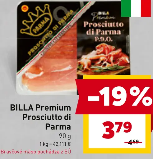 BILLA Premium Prosciutto di Parma