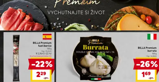 BILLA Premium burrata