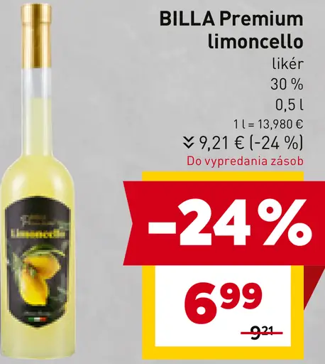 BILLA Premium limoncello