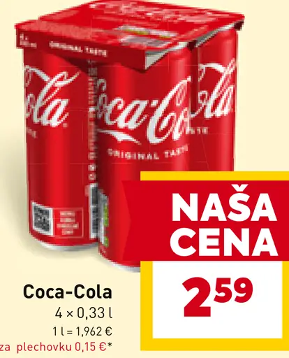 Coca-Cola plechovka