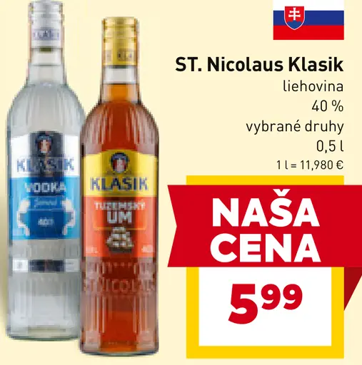 ST. Nicolaus Klasik liehovina vybrané druhy