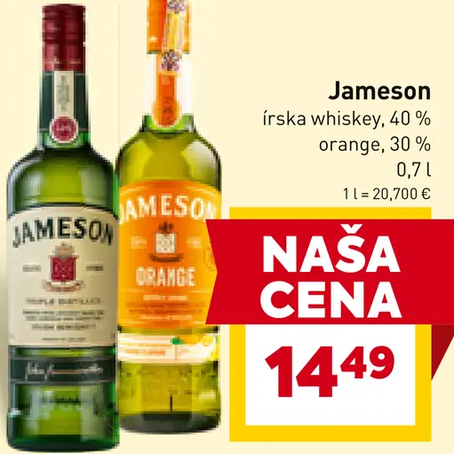 Jameson Irish Whiskey