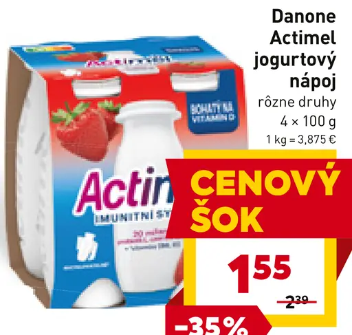 Danone Actimel jogurtový nápoj