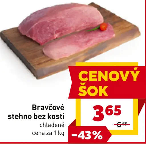 Bravčové karé bez kosti chladené