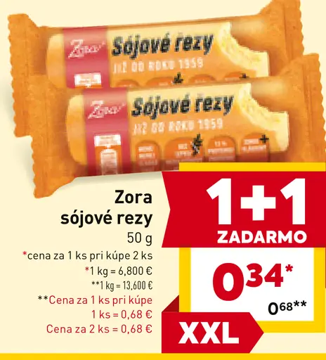 Zora sójové rezy