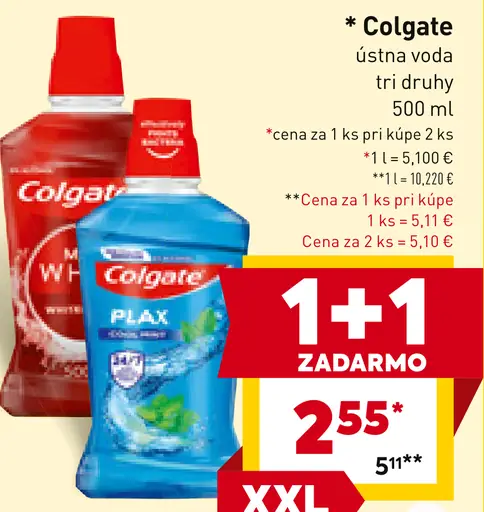 Colgate ústna voda