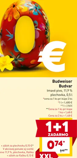 Budweiser Budvar svetlé pivo plechovka