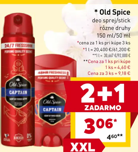 Old Spice deo sprej/stick