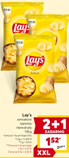 Lay's zemiakové lupienky