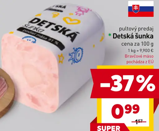 Detská šunka