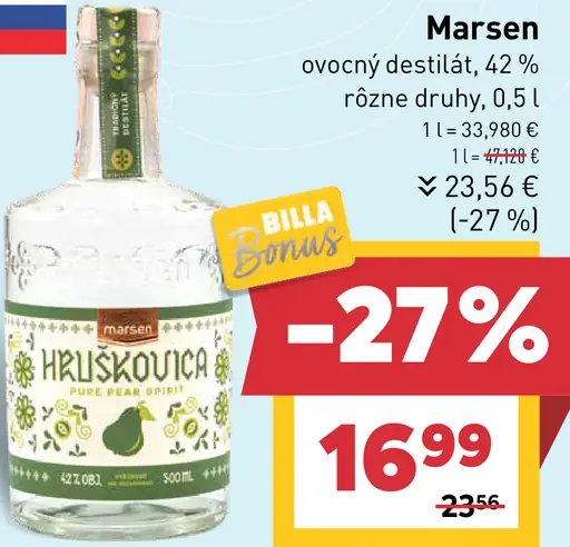Marsen ovocný destilát