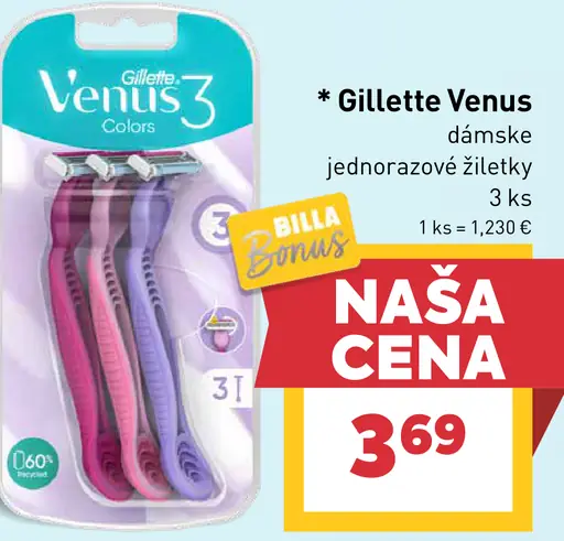 Gillette Venus dámske žiletky
