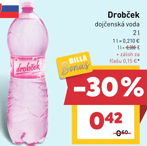 Drobček Dojčenská voda