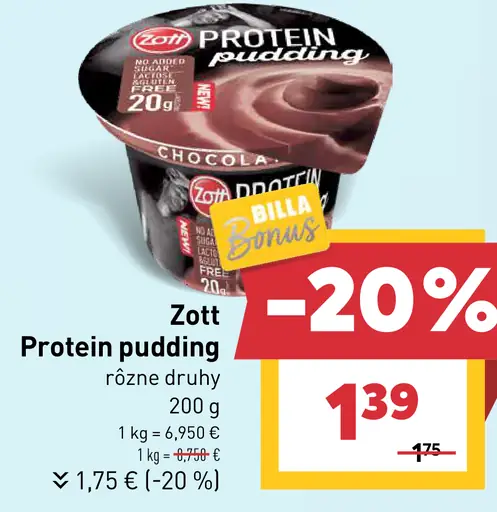 Zott Protein pudding