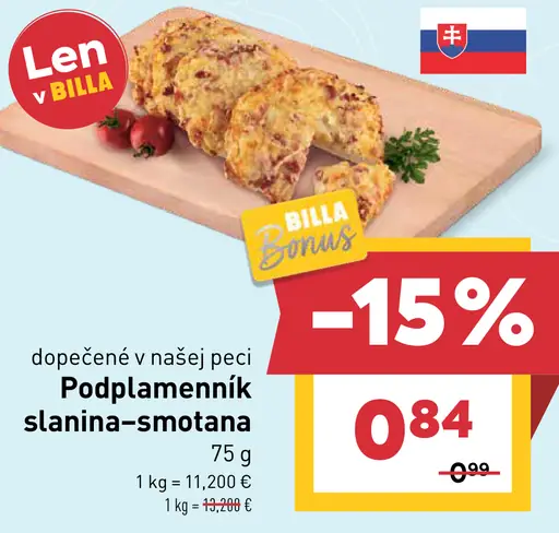 Podplamenník slanina-smotana