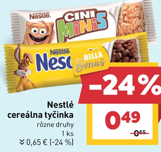 Nestlé cereálna tyčinka