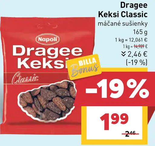 Napoli Dragee Keksi Classic mačané sušienky