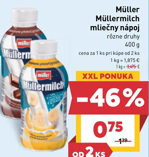 Müller Müllermilch Mliečny nápoj