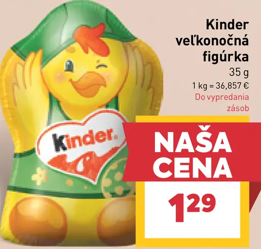 Kinder veľkonočná figúrka