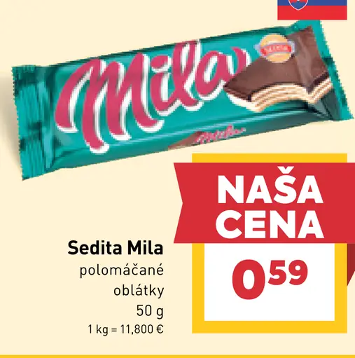 Sedita Mila polomáčané oblátky