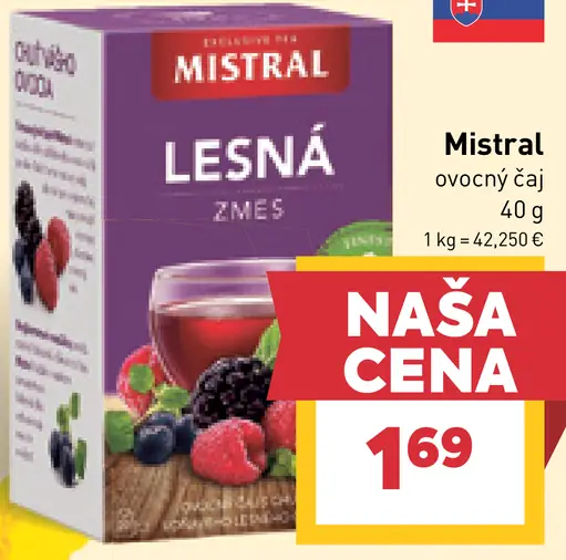 Mistral Lesná zmes ovocný čaj