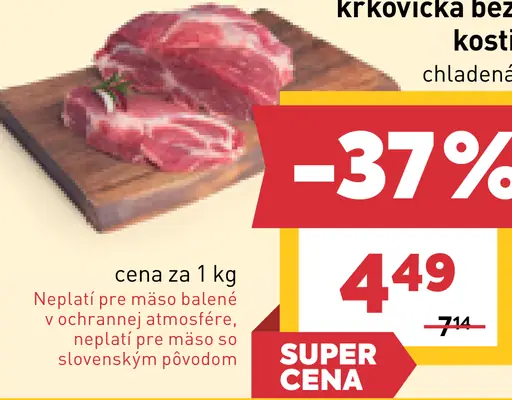 Bravčová krkovička bez kosti
