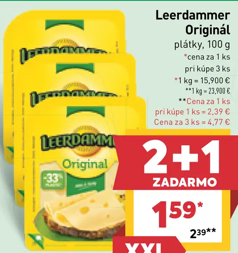 Leerdammer Original plátky