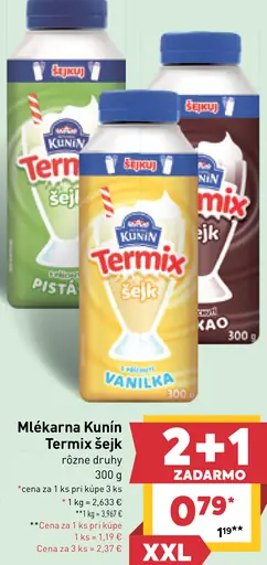 Mlékárna Kunín Termix šejk