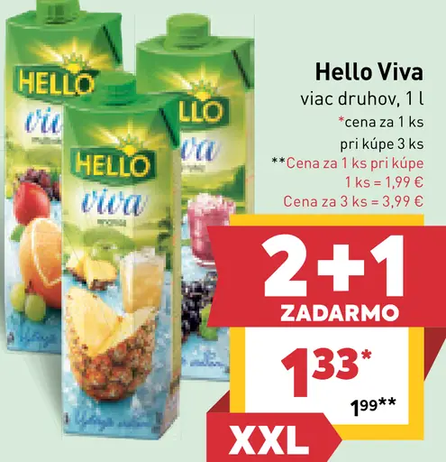 Hello Viva nápoj
