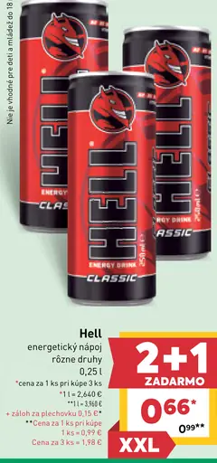 Hell energetický nápoj plechovka